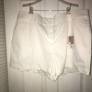 White The Allie shorts